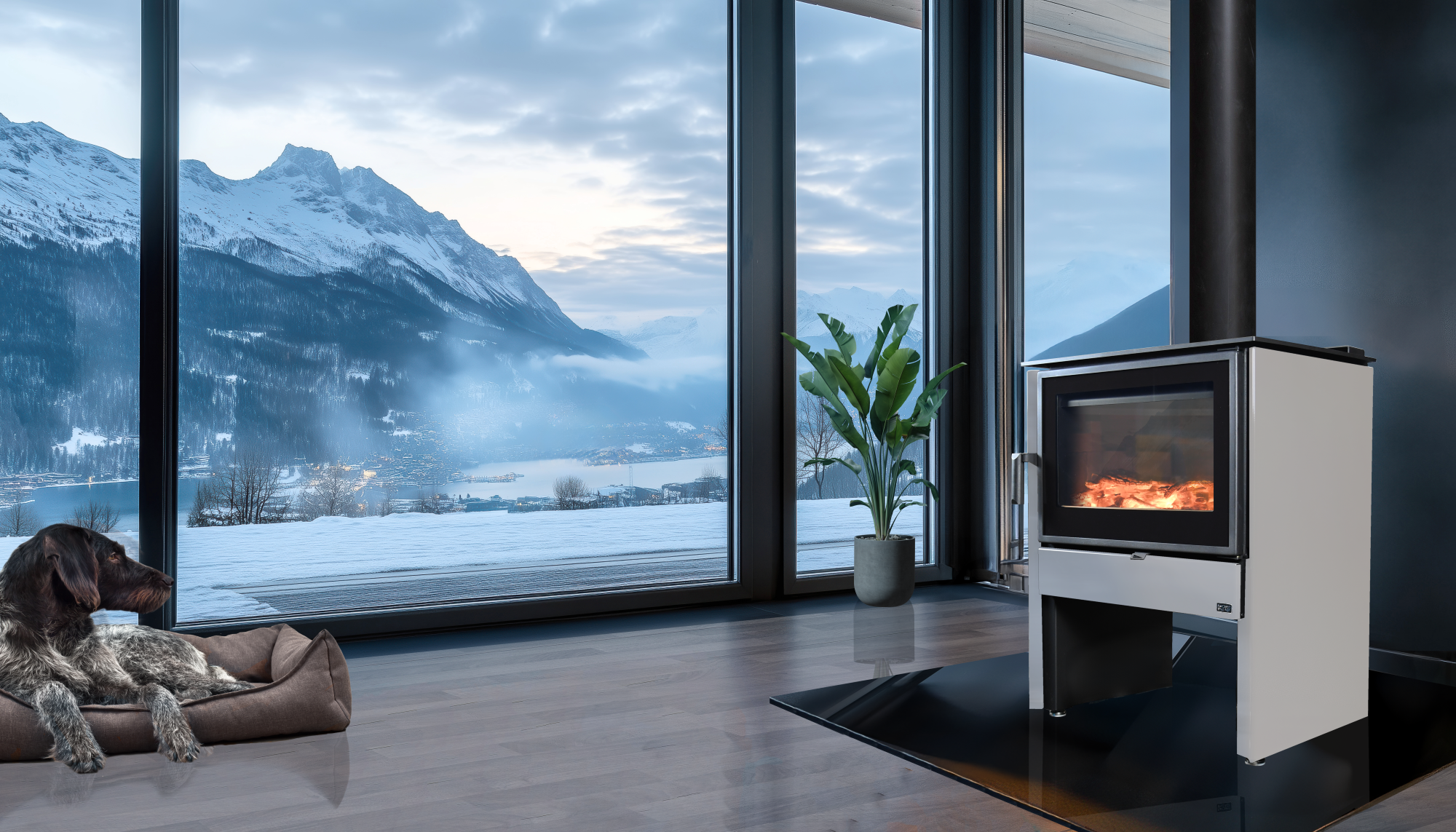 NeoView Mountain House Dusk